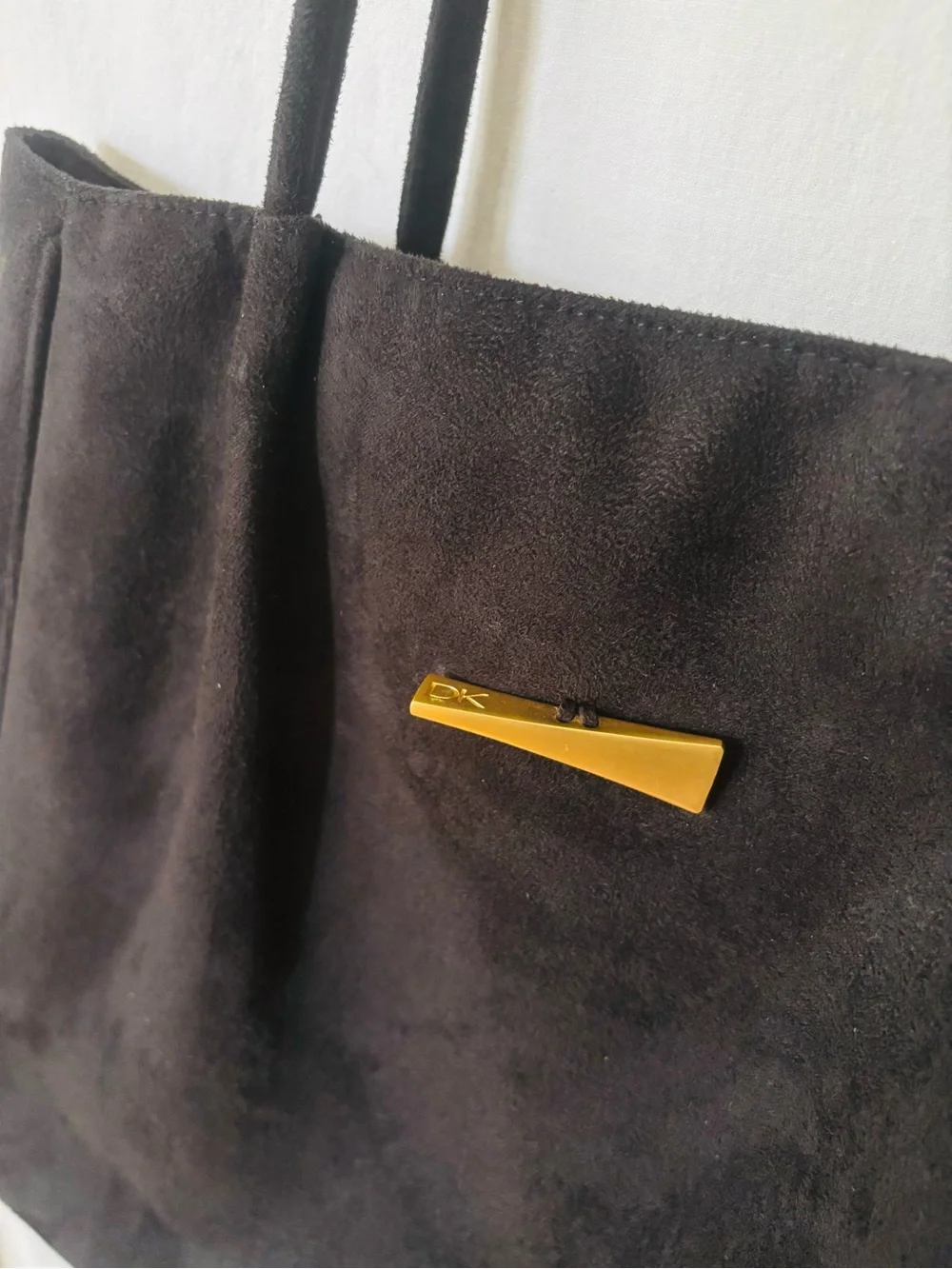 NYC Commuter Tote Plush Black Minimalist Classical Bag